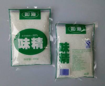 如海 无盐味精 高鲜味精 调味品 食用 加鲜 200g*40包(一箱)【多省包邮】